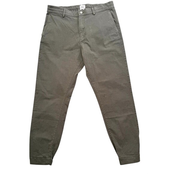 Flint and Tinder 365 Jogger Moss Green Drawstring Canvas Casual Pants Size 33 - Picture 1 of 8